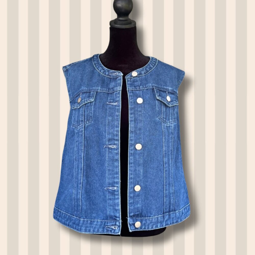 Secondhand Agnes Orinda Denim Vest (NWT)